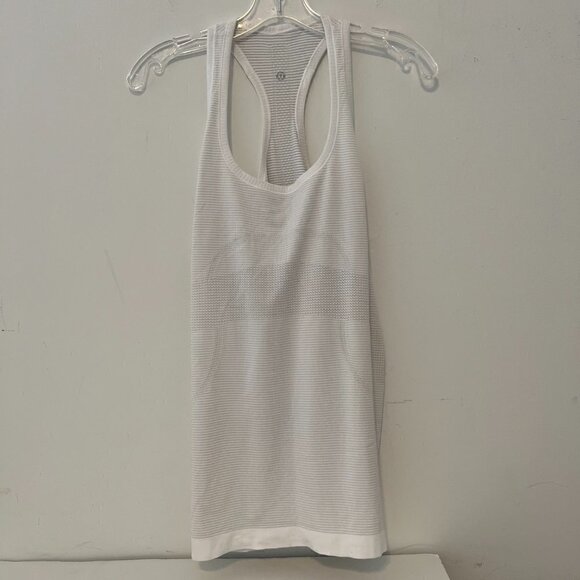 Lululemon Run Swiftly Racerback White 12 NWOT - Picture 7 of 12